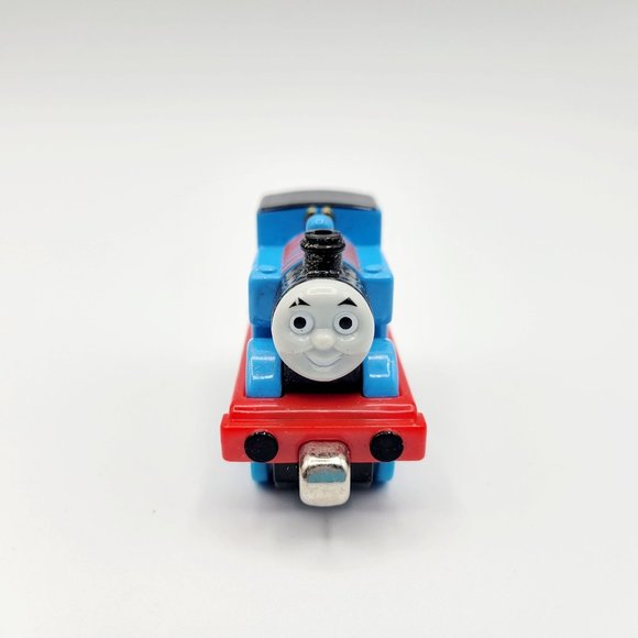 Mattel Thomas the Train Take N Play Gold Dust Thomas Diecast Train Blue 2009 - Picture 4 of 9